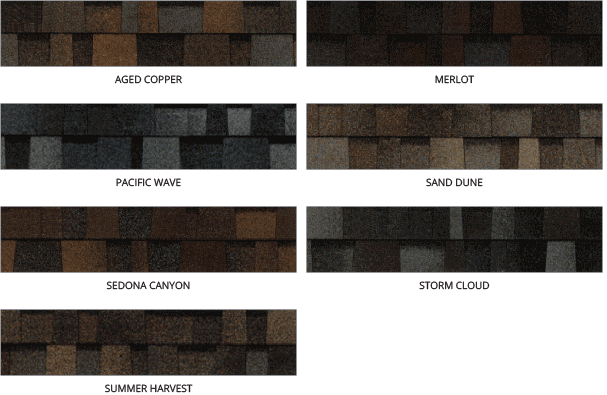 Owens Corning Owens Corning Shingle Color Chart by Element Roofing
