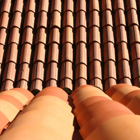 Danville CA Tile Roof Repair and Installation Terracotta barrel tile roofing installed on a residential roof in Danville CA