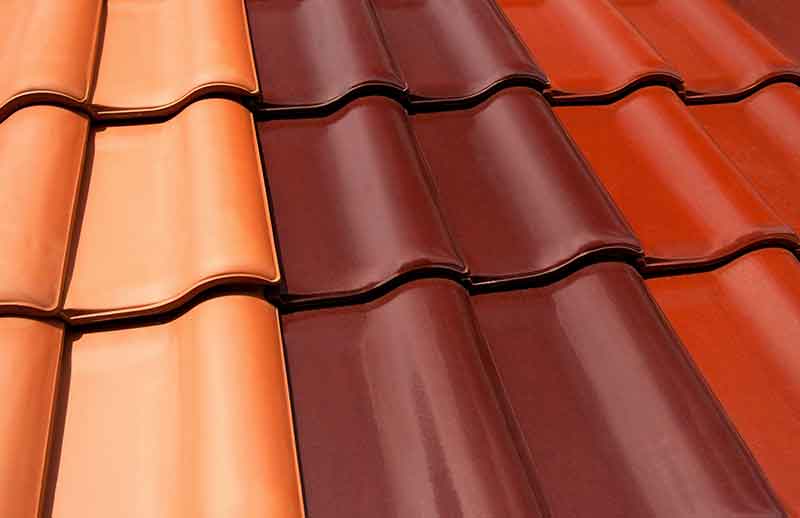 Blackhawk CA Clay Tile Roofing Services Terracotta and brown Spanish clay roof tiles on a house in Blackhawk CA