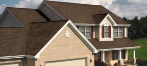 GAF roof installation on a home